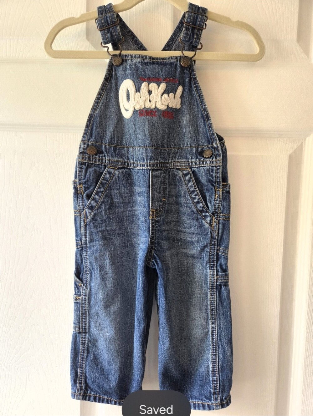 OshKosh B'gosh Indigo Blue Denim Relaxed Overalls